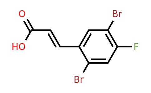 1807389-96-3 | 2,5-Dibromo-4-fluorocinnamic acid