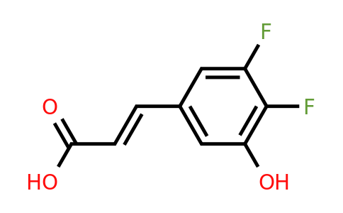 1807390-24-4 | 3,4-Difluoro-5-hydroxycinnamic acid