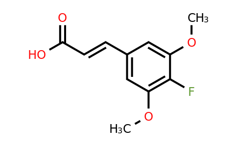 1807390-64-2 | 3,5-Dimethoxy-4-fluorocinnamic acid