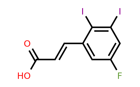 1807390-68-6 | 2,3-Diiodo-5-fluorocinnamic acid