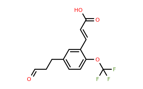 1807391-16-7 | 5-(3-Oxopropyl)-2-(trifluoromethoxy)cinnamic acid