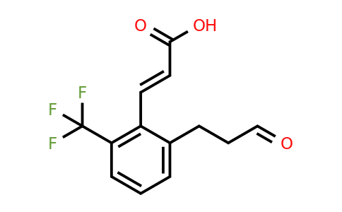 1807391-33-8 | 2-(3-Oxopropyl)-6-(trifluoromethyl)cinnamic acid