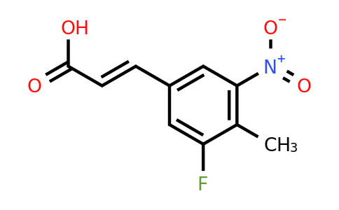 1807391-84-9 | 3-Fluoro-4-methyl-5-nitrocinnamic acid