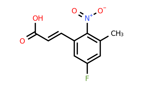 1807391-88-3 | 5-Fluoro-3-methyl-2-nitrocinnamic acid