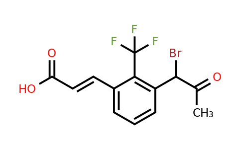1807391-94-1 | 3-(1-Bromo-2-oxopropyl)-2-(trifluoromethyl)cinnamic acid