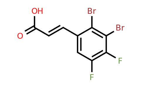 1807392-70-6 | 2,3-Dibromo-4,5-difluorocinnamic acid