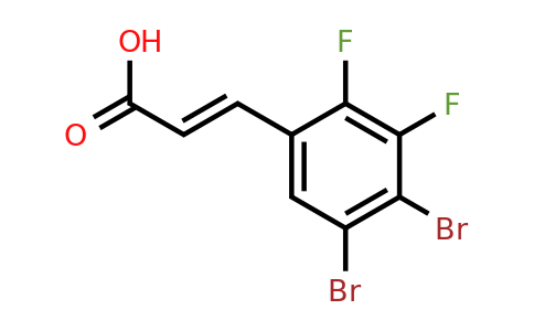 1807392-77-3 | 4,5-Dibromo-2,3-difluorocinnamic acid