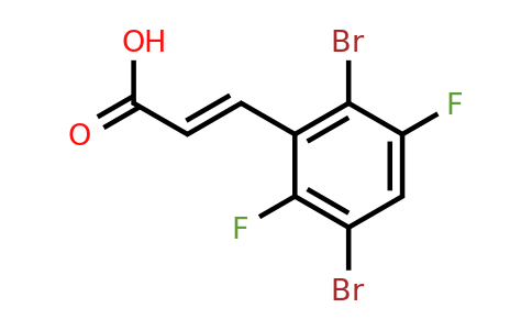 1807393-34-5 | 2,5-Dibromo-3,6-difluorocinnamic acid