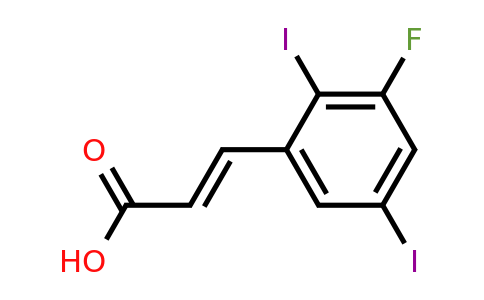1807393-38-9 | 2,5-Diiodo-3-fluorocinnamic acid