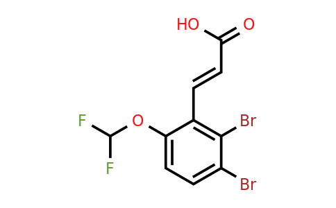 1807393-52-7 | 2,3-Dibromo-6-(difluoromethoxy)cinnamic acid
