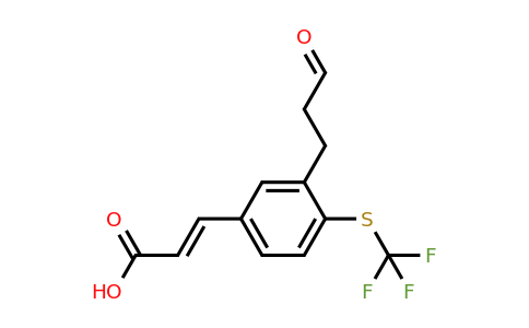 1807393-57-2 | 3-(3-Oxopropyl)-4-(trifluoromethylthio)cinnamic acid
