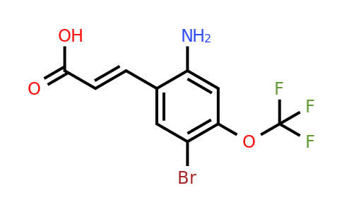1807393-85-6 | 2-Amino-5-bromo-4-(trifluoromethoxy)cinnamic acid
