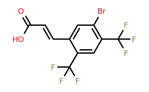 1807393-97-0 | 2,4-Bis(trifluoromethyl)-5-bromocinnamic acid