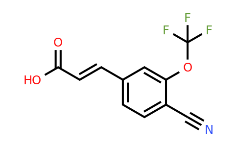 1807394-17-7 | 4-Cyano-3-(trifluoromethoxy)cinnamic acid