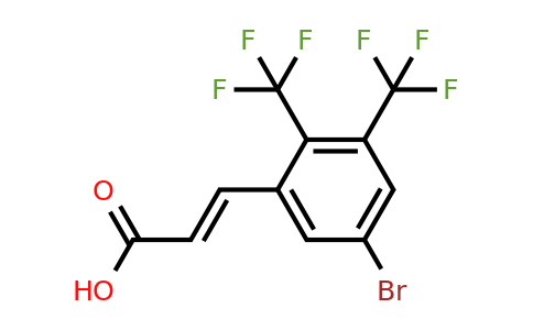 1807394-20-2 | 2,3-Bis(trifluoromethyl)-5-bromocinnamic acid