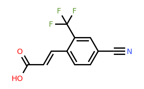 1807394-21-3 | 4-Cyano-2-(trifluoromethyl)cinnamic acid