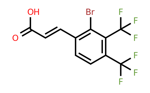 1807394-26-8 | 3,4-Bis(trifluoromethyl)-2-bromocinnamic acid
