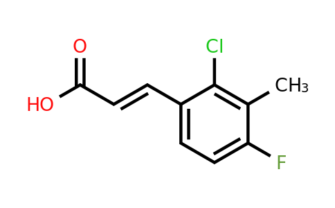 1807394-38-2 | 2-Chloro-4-fluoro-3-methylcinnamic acid