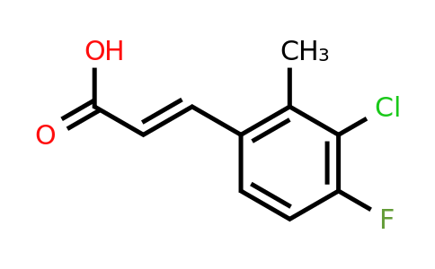 1807394-42-8 | 3-Chloro-4-fluoro-2-methylcinnamic acid