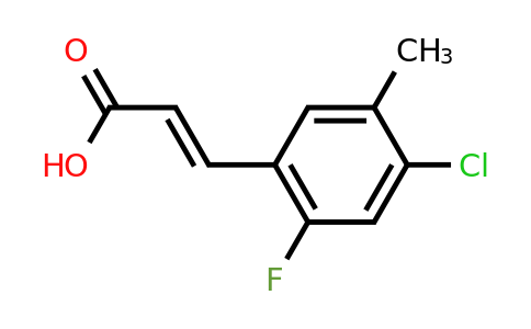 1807394-46-2 | 4-Chloro-2-fluoro-5-methylcinnamic acid