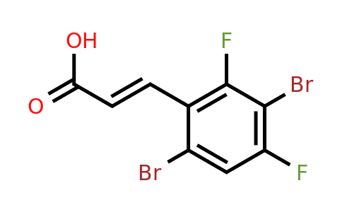 1807394-60-0 | 3,6-Dibromo-2,4-difluorocinnamic acid