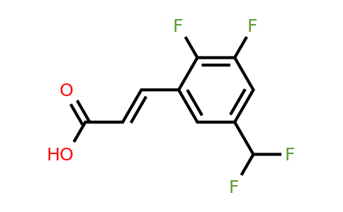 1807394-77-9 | 2,3-Difluoro-5-(difluoromethyl)cinnamic acid