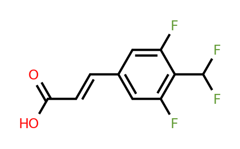 1807394-89-3 | 3,5-Difluoro-4-(difluoromethyl)cinnamic acid