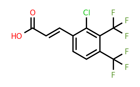 1807394-98-4 | 3,4-Bis(trifluoromethyl)-2-chlorocinnamic acid