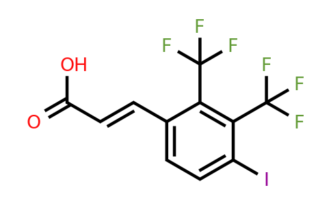 1807395-14-7 | 2,3-Bis(trifluoromethyl)-4-iodocinnamic acid