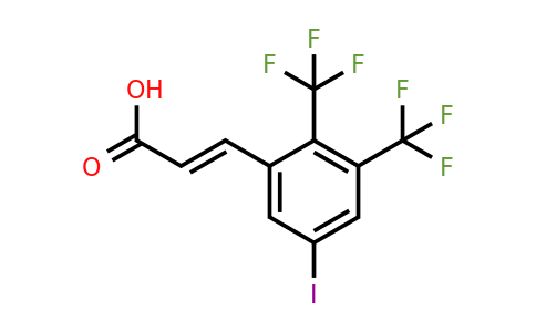 1807395-18-1 | 2,3-Bis(trifluoromethyl)-5-iodocinnamic acid