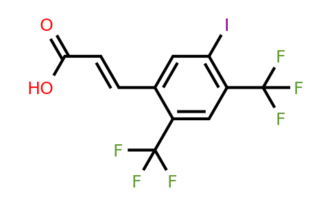 1807395-26-1 | 2,4-Bis(trifluoromethyl)-5-iodocinnamic acid