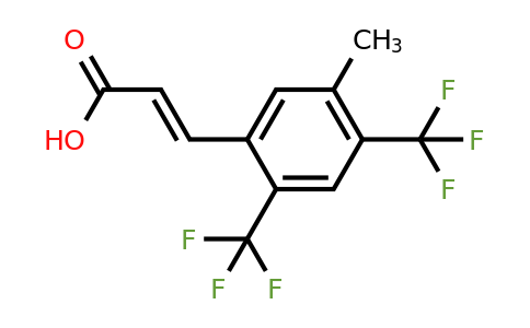 1807395-31-8 | 2,4-Bis(trifluoromethyl)-5-methylcinnamic acid