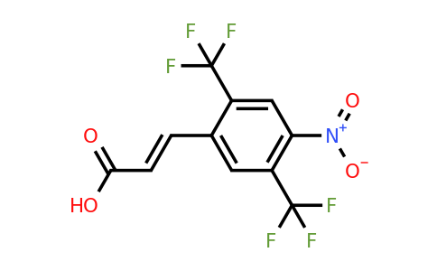 1807395-32-9 | 2,5-Bis(trifluoromethyl)-4-nitrocinnamic acid