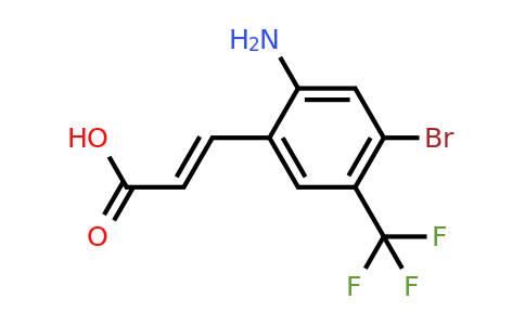 1807395-34-1 | 2-Amino-4-bromo-5-(trifluoromethyl)cinnamic acid