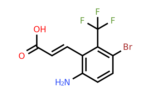 1807395-43-2 | 6-Amino-3-bromo-2-(trifluoromethyl)cinnamic acid