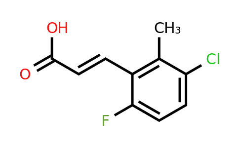 1807395-49-8 | 3-Chloro-6-fluoro-2-methylcinnamic acid