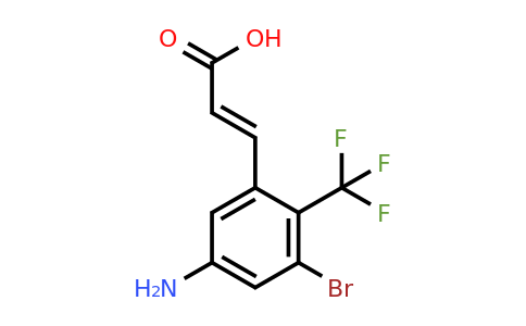 1807395-55-6 | 5-Amino-3-bromo-2-(trifluoromethyl)cinnamic acid