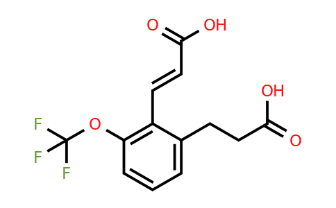 1807395-64-7 | 2-(2-Carboxyethyl)-6-(trifluoromethoxy)cinnamic acid