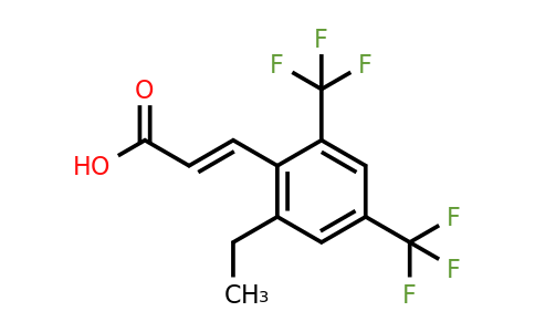 1807395-91-0 | 2,4-Bis(trifluoromethyl)-6-ethylcinnamic acid