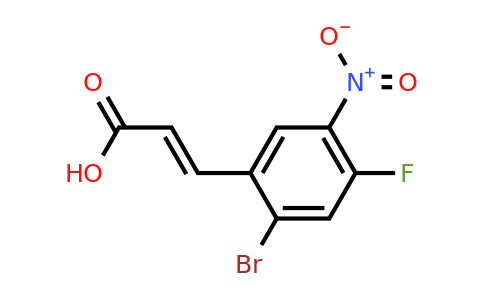1807395-95-4 | 2-Bromo-4-fluoro-5-nitrocinnamic acid