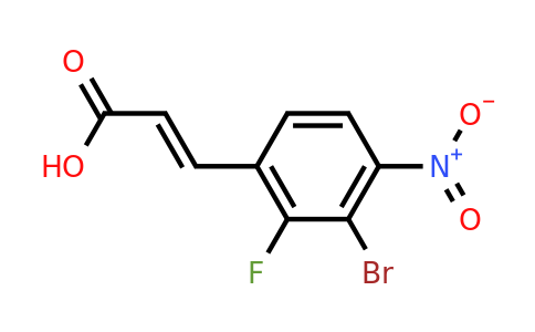 1807396-00-4 | 3-Bromo-2-fluoro-4-nitrocinnamic acid