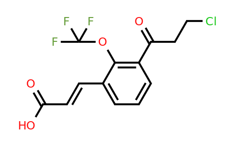1807396-01-5 | 3-(3-Chloropropanoyl)-2-(trifluoromethoxy)cinnamic acid