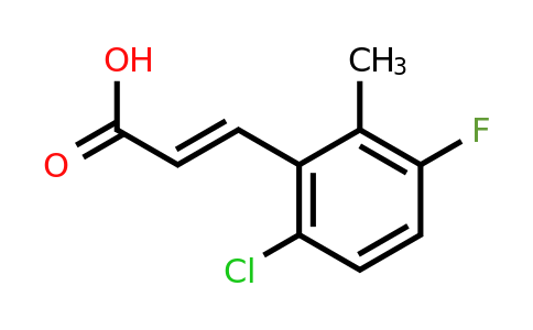 1807396-61-7 | 6-Chloro-3-fluoro-2-methylcinnamic acid