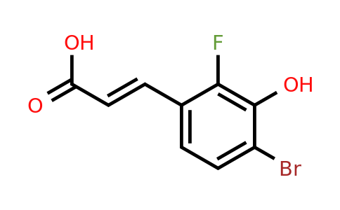 1807396-77-5 | 4-Bromo-2-fluoro-3-hydroxycinnamic acid