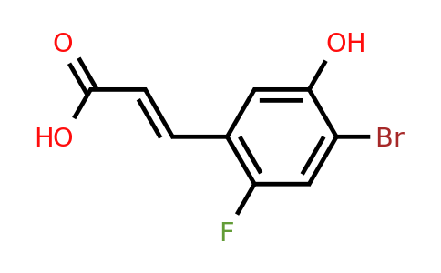 1807396-84-4 | 4-Bromo-2-fluoro-5-hydroxycinnamic acid