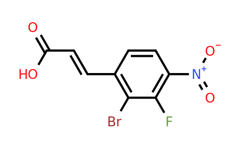 1807396-86-6 | 2-Bromo-3-fluoro-4-nitrocinnamic acid
