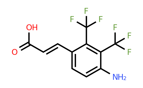 4-Amino-2,3-bis(trifluoromethyl)cinnamic acid