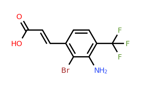 1807397-38-1 | 3-Amino-2-bromo-4-(trifluoromethyl)cinnamic acid