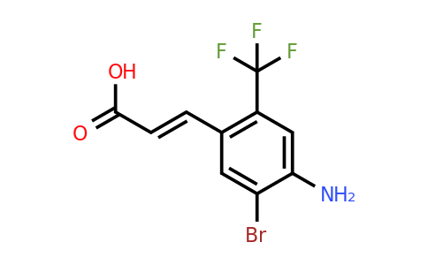 1807397-49-4 | 4-Amino-5-bromo-2-(trifluoromethyl)cinnamic acid