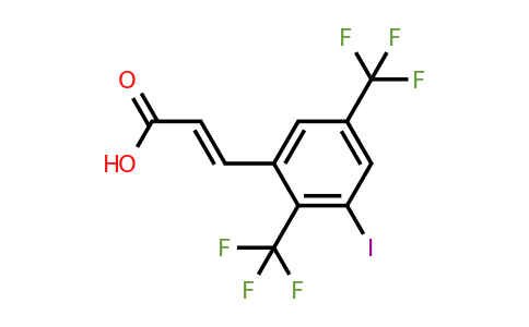 1807397-72-3 | 2,5-Bis(trifluoromethyl)-3-iodocinnamic acid